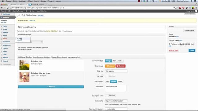 Add a Slideshow in Rewind WordPress Theme смотреть онлайн