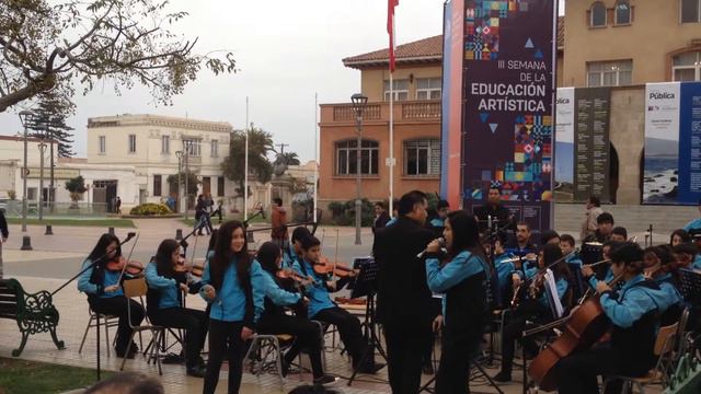 "La exiliada del Sur"- Orquesta Sinfónica Colegio Pedro Aguirre Cerda . смотреть онлайн