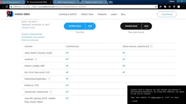 3.Download IntellIj(tools for creating Kotlin program) in Hindi/Urdu смотреть онлайн
