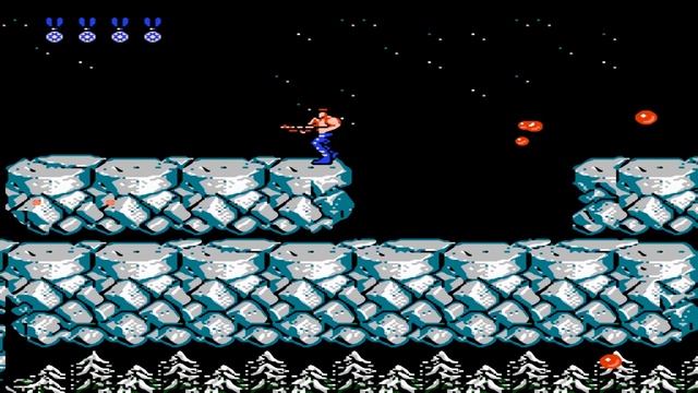1 mạng phá đảo game Contra 4 nút huyền thoại ( NES ) không hack , cheat .... смотреть онлайн
