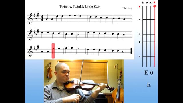 Twinkle, Twinkle Little Star - Violin Play Along смотреть онлайн