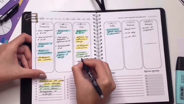 Как построить планы на месяц в ежедневнике и еженедельнике My PPlanner | Управление временем смотреть онлайн