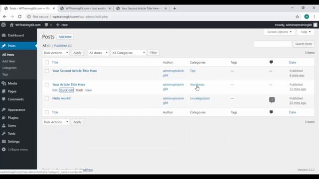 How to Add Categories and Tags in your posts in wordpress website in 2022 / wordpress website tutor смотреть онлайн