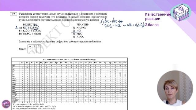Разбор демоверсии ОГЭ по Химии 2024 | Химия ОГЭ | NEON School смотреть онлайн