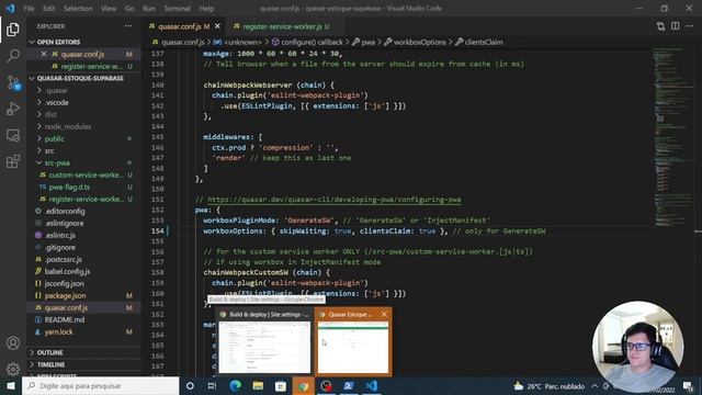 Vue 3 Quasar Supabase - 025 Gerando um PWA com Quasar CLI смотреть онлайн