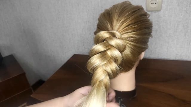 Это ЛЕГКО! Хвост на Каждый День. Коса из резинок •ВИДЕО 48• смотреть онлайн