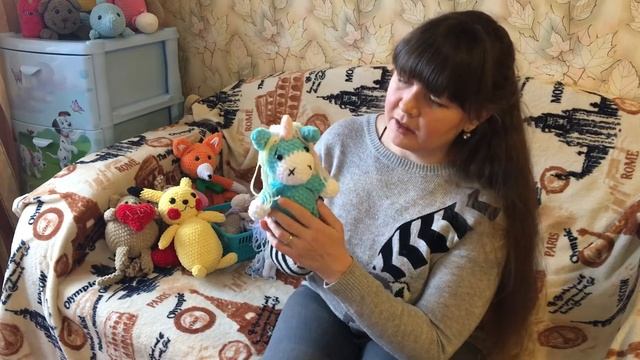 Сколько игрушек связала за январь.Немного о себе. смотреть онлайн
