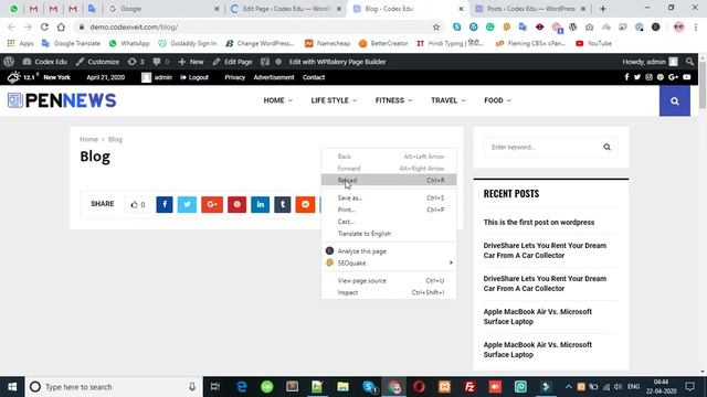 How To Create Separate Page for Blog Post in WordPress | Codex Edu смотреть онлайн