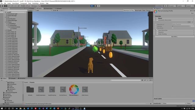 3D Endless Runner Unity: #10 - Post Processing Effects for Mobile - Tutorial / Guide, Indie Devlog смотреть онлайн