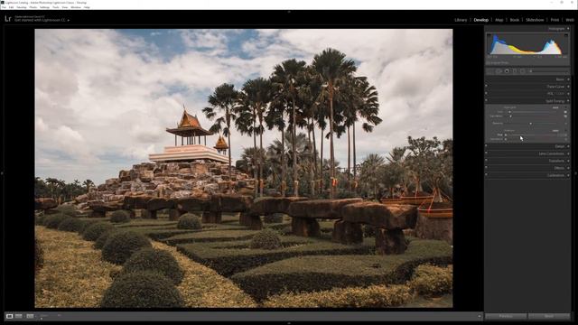 Обработка в Lightroom | Летний пейзаж Азии смотреть онлайн