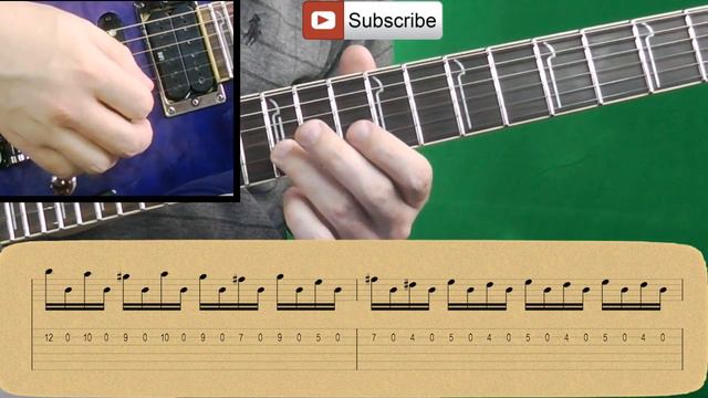 How to Play AC/DC - Thunderstruck (Intro) Как играть, Guitar Lesson смотреть онлайн