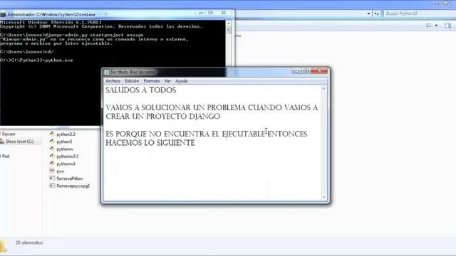 django-admin.py no se reconoce como un comando interno смотреть онлайн