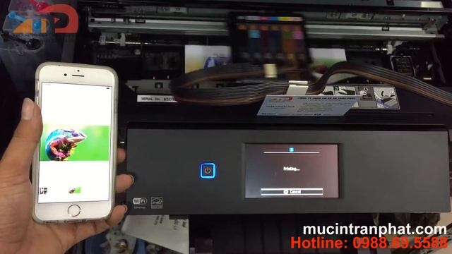 Máy in phun màu Epson Xp-960 in trực tiếp từ điện thoại смотреть онлайн