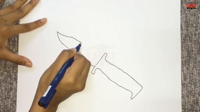 How to Draw a Knife Drawing | Easy Knife Sketch Step by Step for Beginners Simple Outline смотреть онлайн