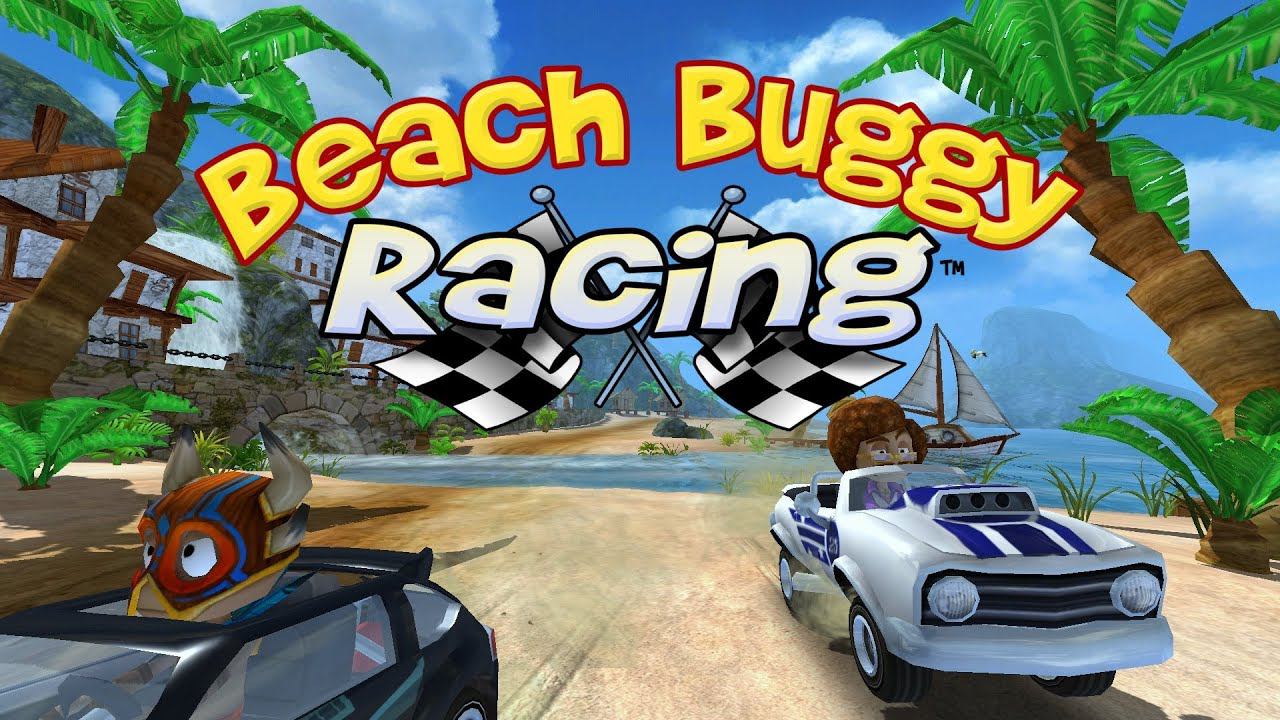 Beach Buggy Racing - Участки где можно срезать смотреть онлайн