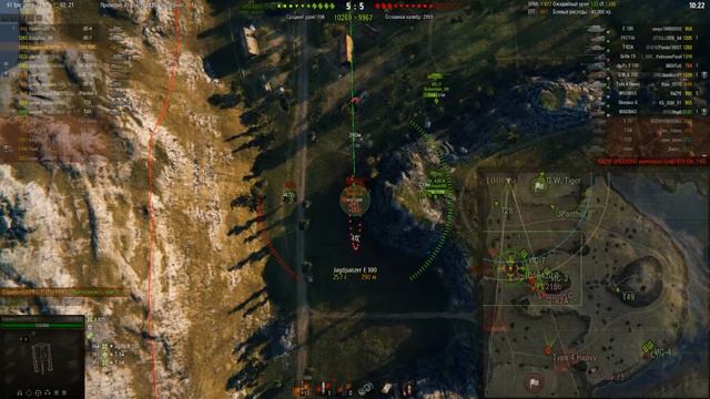 Хороший бой на т 92. Жаль, что Поражение. смотреть онлайн