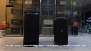 SONY SRS - XP700 vs JBL PARTYBOX 110