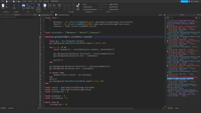 [ROUND SYSTEM] ROBLOX STUDIO Tutorial | How To Make A Game Like Murder Mystery Part 2 смотреть онлайн