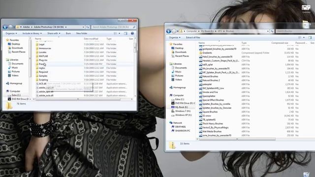 HowTo: Install Photoshop Brushes смотреть онлайн