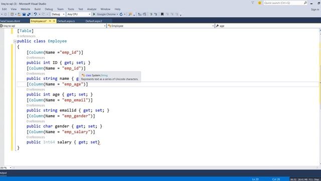 LINQ Tutorial in Hindi | LINQ to SQL | Select | Lesson - 12 смотреть онлайн