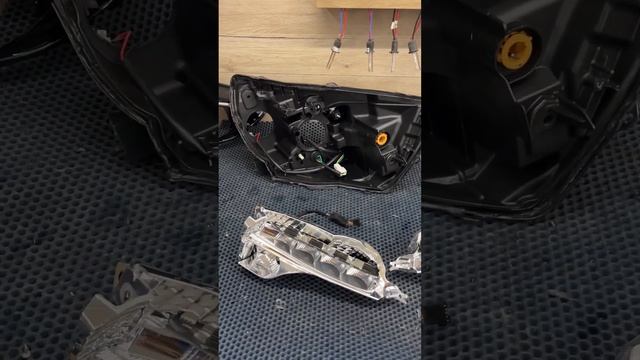 LADA Vesta установка светодиодных линз Technik Division 3" и светодиодных ДХО смотреть онлайн