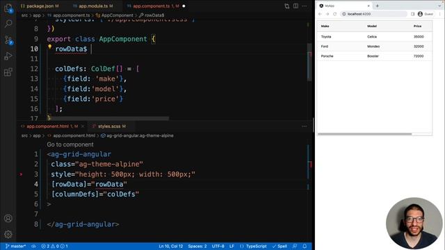 Getting Started With Angular and AG Grid смотреть онлайн