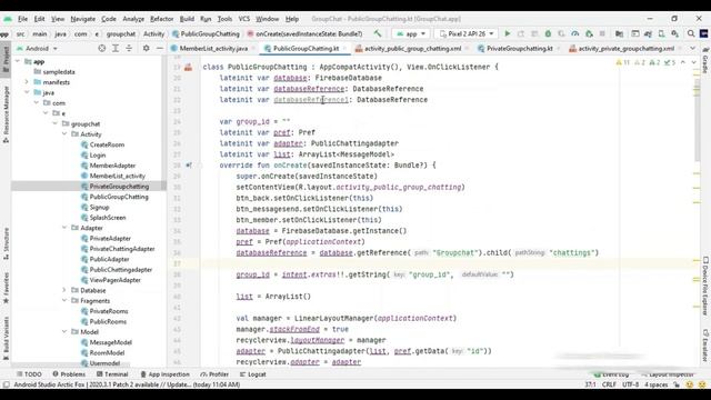 [Part - 23] Public group using firebase realtime |Game App Studio| смотреть онлайн