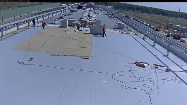 Устройство кровли с использованием системы ROCKROOF - ПВХ мембраны смотреть онлайн