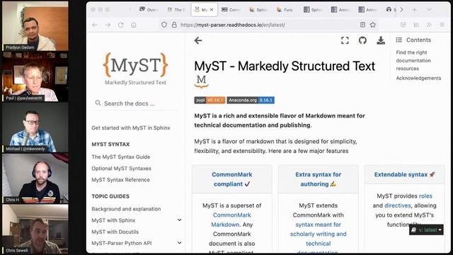 Sphinx, MyST, and Python Docs in 2022 - Talk Python Episode #354 смотреть онлайн