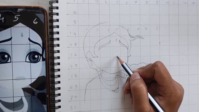 Little krishna and radha outline drawing | radhakrishna drawing tutorial easy✨ смотреть онлайн