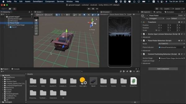 Vuforia Unity Tutorial - Ground Plane #11