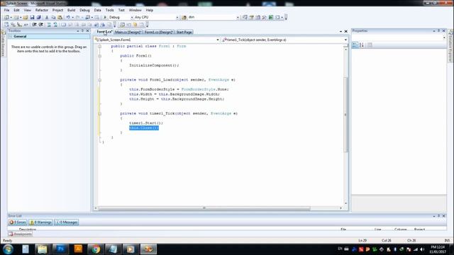 C#: How to Create Custom Shaped Splash Screen in Visual Studio смотреть онлайн