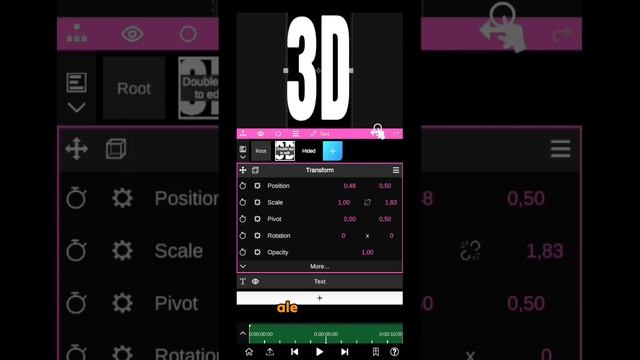 3D TEXT CUBE ANIMATION - NODE VIDEO EDITOR смотреть онлайн