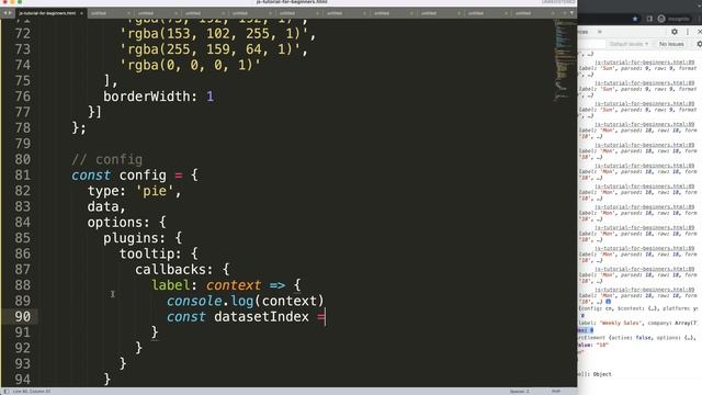 Add Information in Tooltip of Pie Chart in Chart JS 4 смотреть онлайн