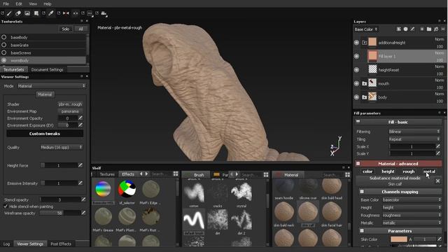 10 Substance Painter. Добавляем карту высот. Уроки на русском смотреть онлайн