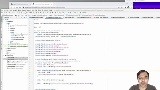 Realtime Pose detection using ML Kit in Android | ML Kit & TF Lite 020 смотреть онлайн