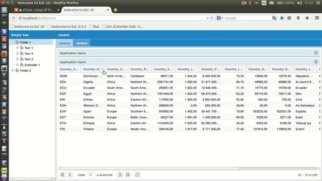 SQL based ExtJS development tool смотреть онлайн