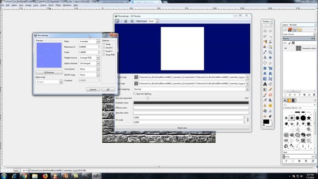 Blender Tutorial - How to Create Normal Maps in Gimp смотреть онлайн