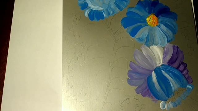 Gouache flowers(Цветы гуашью) смотреть онлайн