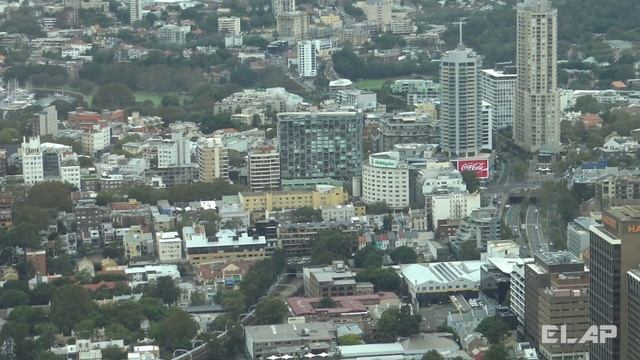 SYDNEY , Australia . City view from Sydney Tower смотреть онлайн