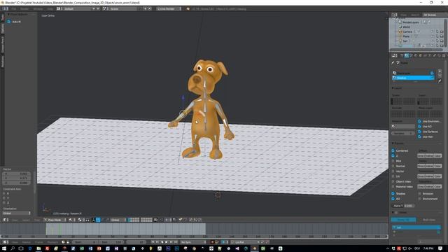 Blender Compositing Tutorial: 3D Objects Animation and Images смотреть онлайн