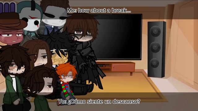 Slashers react to Male & Female Y/N (your name) English and Spanish/Español смотреть онлайн