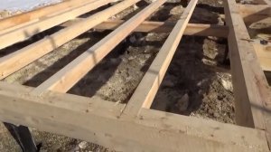 Баня из бруса своими руками - первый этап сборка основания