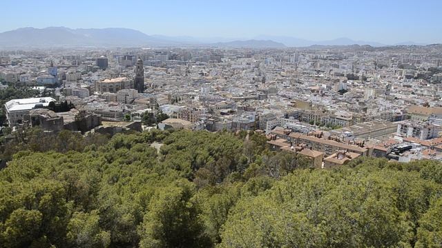 Вид из крепости Хибральфаро, Малага, Испания (5) смотреть онлайн