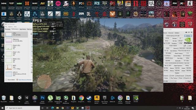 GTS 450 | Red Dead Redemption 2 - 720p, Low смотреть онлайн