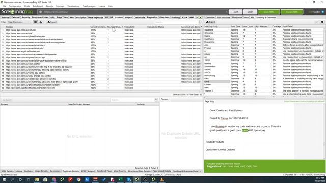 Find Duplicate Content , Pages , Spelling & Grammar Mistakes Quickly | Screaming Frog | SEO Tips смотреть онлайн