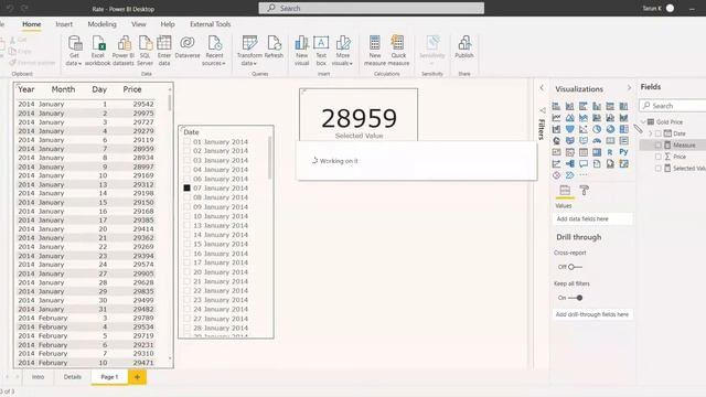 Advanced DAX | Selected date Rate & Previous date Rate | Power BI смотреть онлайн