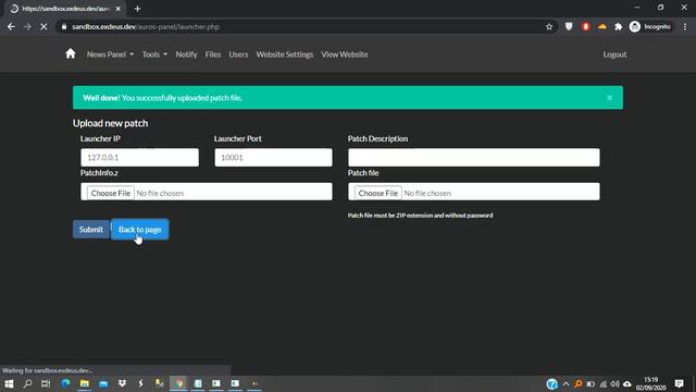 [Guide] Generate Launcher Patch - Auros Panel ExDeus WebCP смотреть онлайн