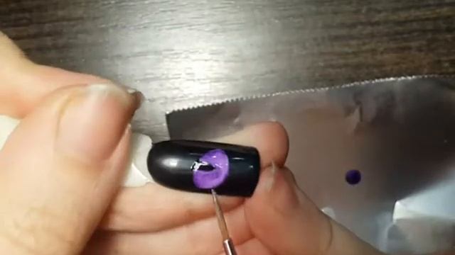 Рисуем глаз кошки на ногтях!!!! смотреть онлайн
