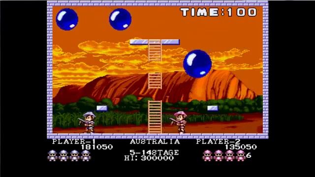 AmigaLive #4 Pang Co Op Gameplay смотреть онлайн